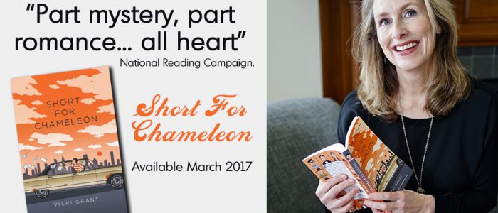 Short For Chameleon funny YA novel by Vicki Grant